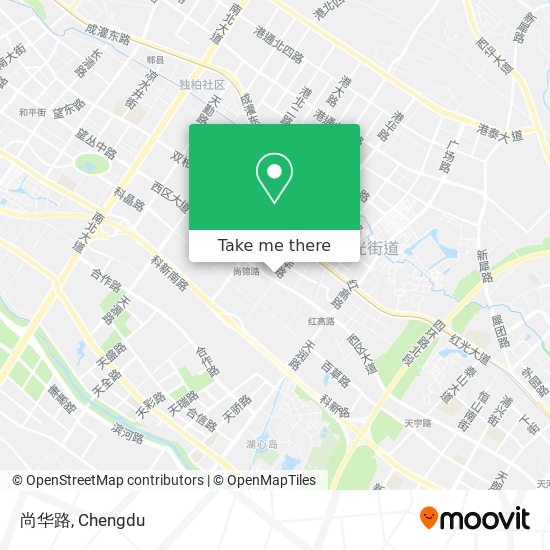 尚华路 map