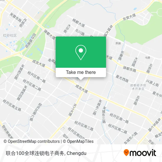 联合100全球连锁电子商务 map