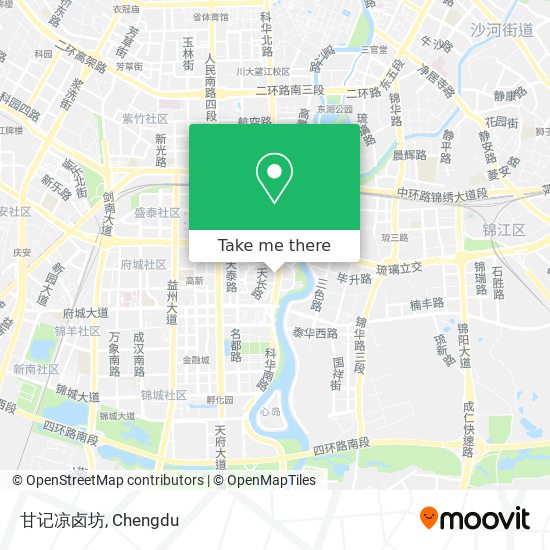 甘记凉卤坊 map