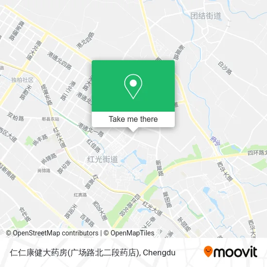 仁仁康健大药房(广场路北二段药店) map