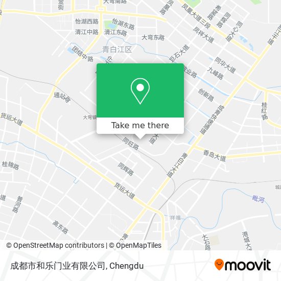 成都市和乐门业有限公司 map