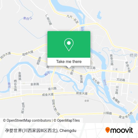 孕婴世界(川西家园B区西北) map