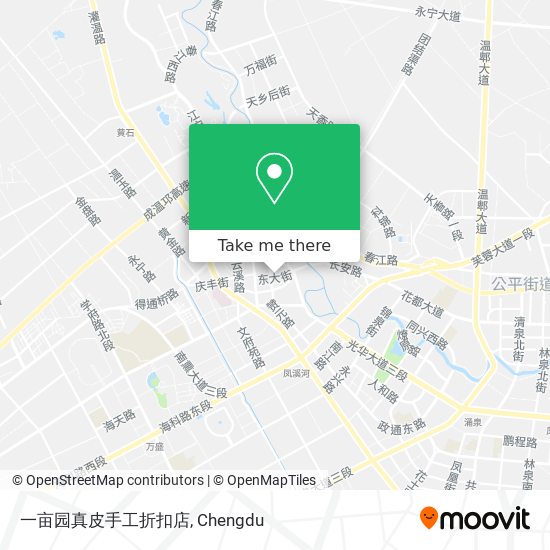 一亩园真皮手工折扣店 map