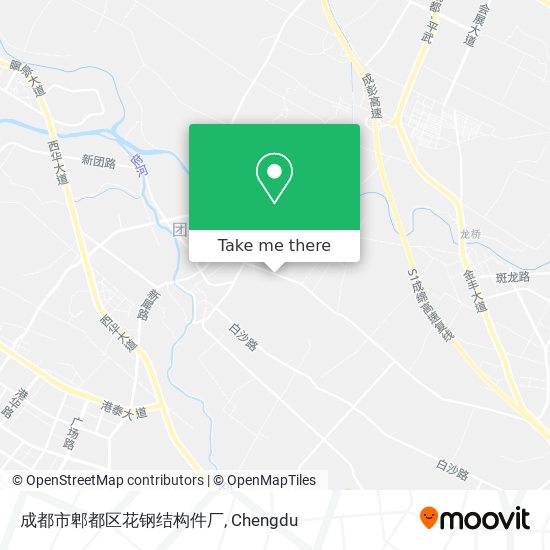 成都市郫都区花钢结构件厂 map