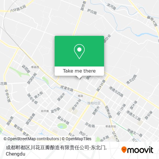 成都郫都区川花豆瓣酿造有限责任公司-东北门 map