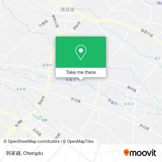 韩家碾 map
