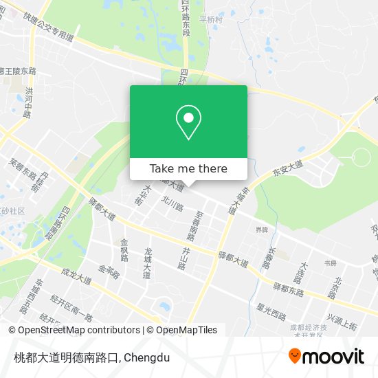 桃都大道明德南路口 map