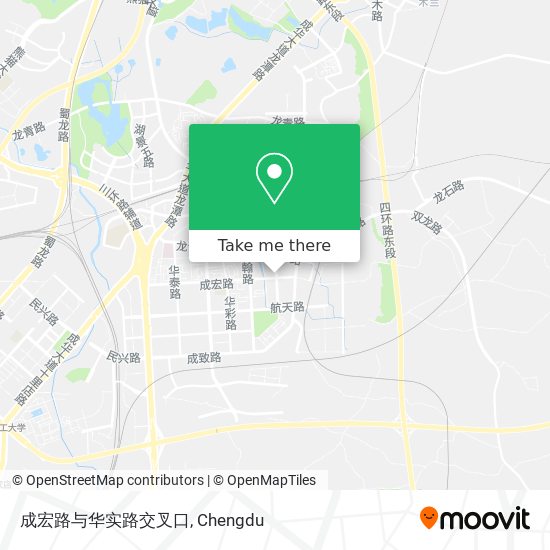成宏路与华实路交叉口 map