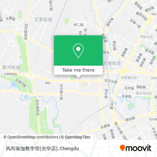 风尚瑜伽教学馆(光华店) map