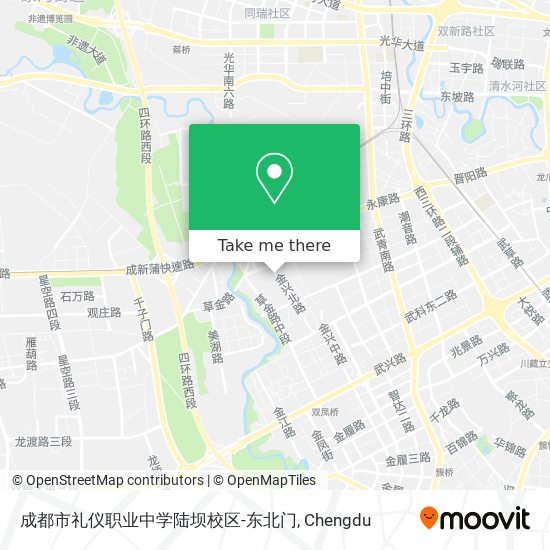 成都市礼仪职业中学陆坝校区-东北门 map
