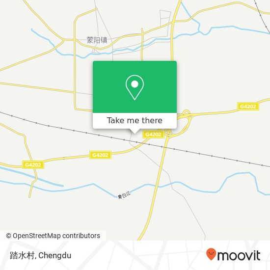 踏水村 map