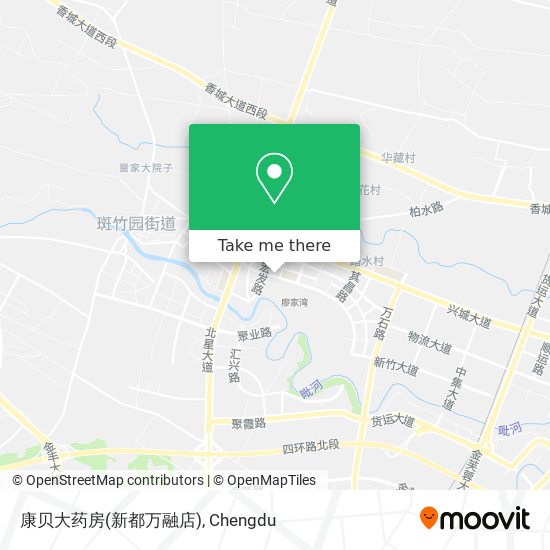 康贝大药房(新都万融店) map