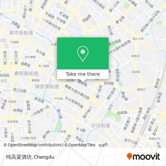 纯高粱酒坊 map