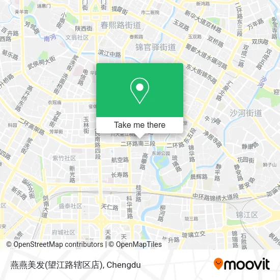 燕燕美发(望江路辖区店) map