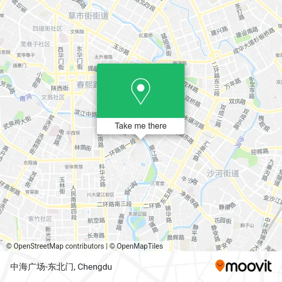 中海广场-东北门 map