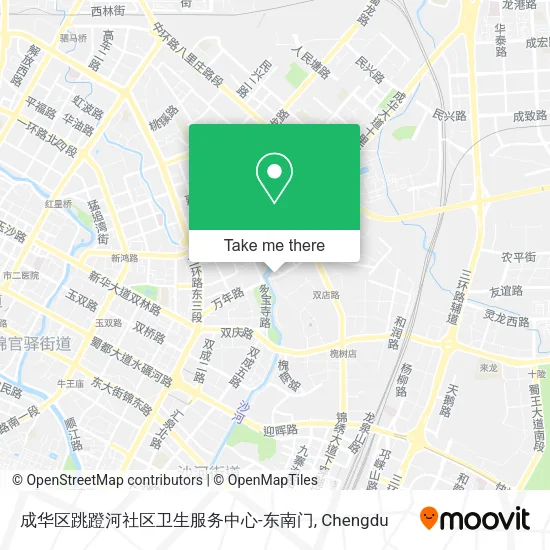 成华区跳蹬河社区卫生服务中心-东南门 map