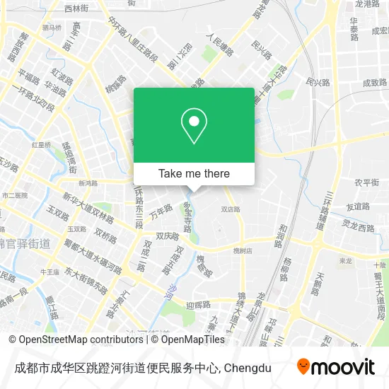 成都市成华区跳蹬河街道便民服务中心 map