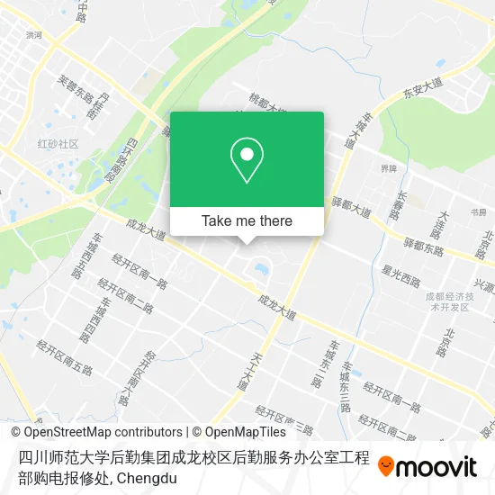 四川师范大学后勤集团成龙校区后勤服务办公室工程部购电报修处 map