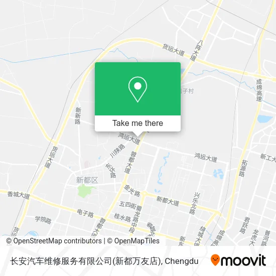 长安汽车维修服务有限公司(新都万友店) map