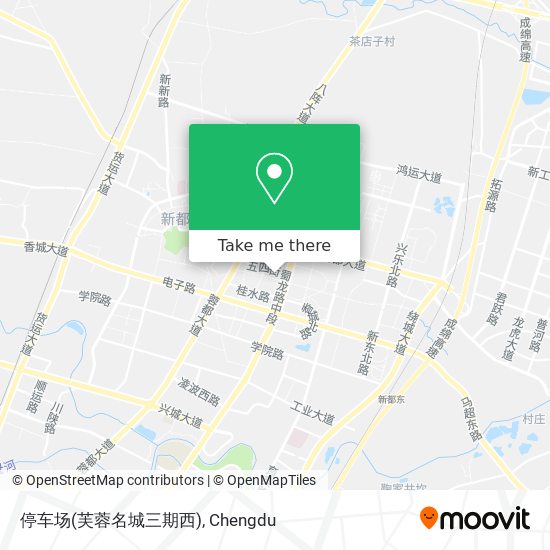 停车场(芙蓉名城三期西) map
