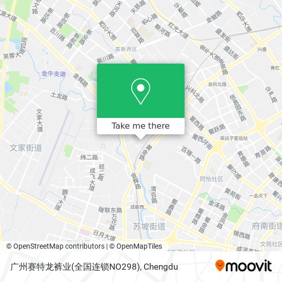 广州赛特龙裤业(全国连锁NO298) map