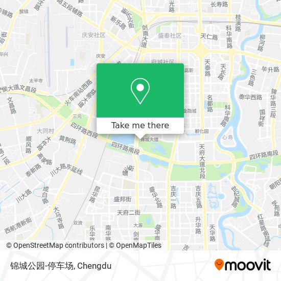 锦城公园-停车场 map