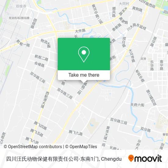 四川汪氏动物保健有限责任公司-东南1门 map