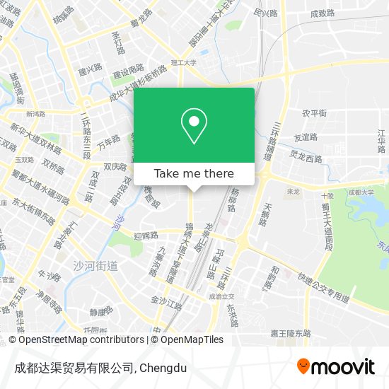 成都达渠贸易有限公司 map