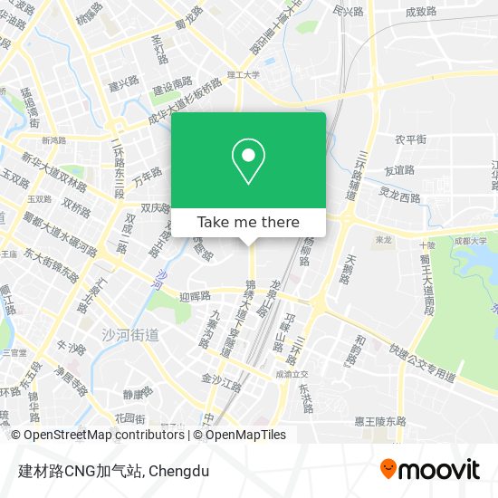建材路CNG加气站 map