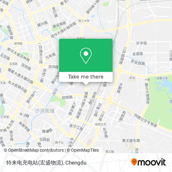 特来电充电站(宏盛物流) map