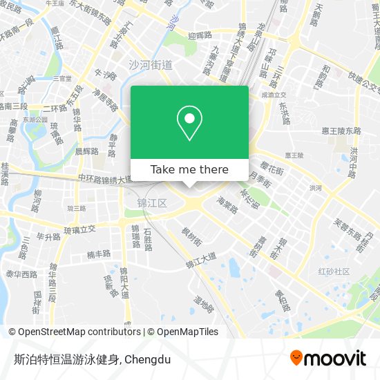 斯泊特恒温游泳健身 map