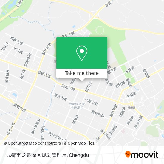 成都市龙泉驿区规划管理局 map