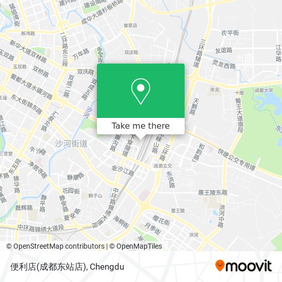 便利店(成都东站店) map