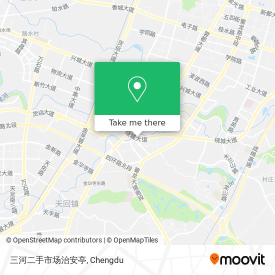 三河二手市场治安亭 map