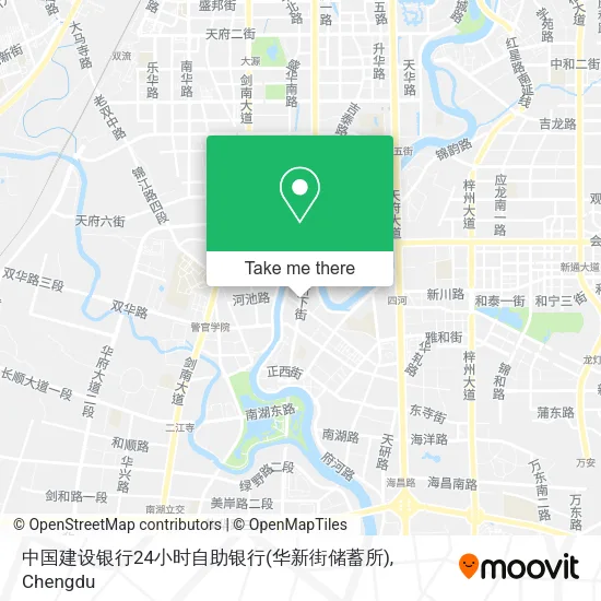中国建设银行24小时自助银行(华新街储蓄所) map