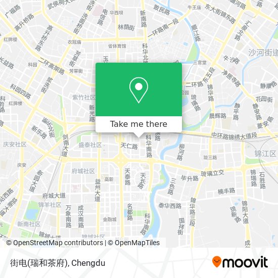 街电(瑞和茶府) map