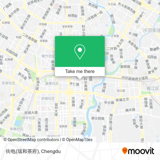 街电(瑞和茶府) map