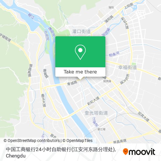 中国工商银行24小时自助银行(江安河东路分理处) map