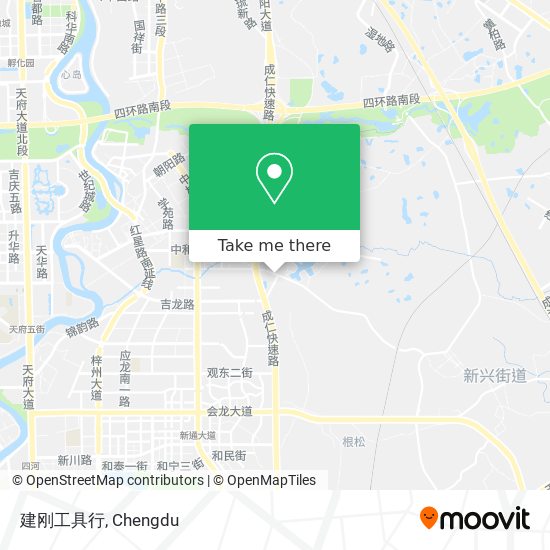 建刚工具行 map