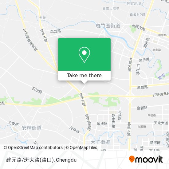 建元路/斑大路(路口) map