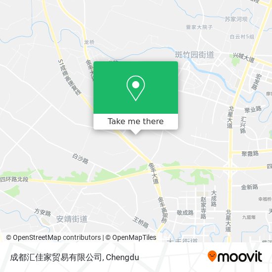 成都汇佳家贸易有限公司 map