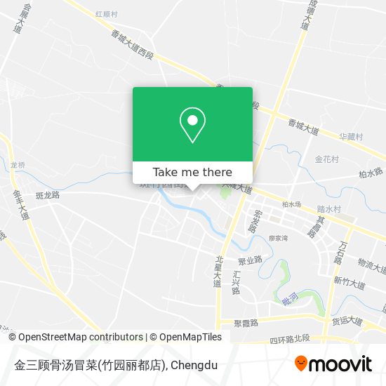 金三顾骨汤冒菜(竹园丽都店) map