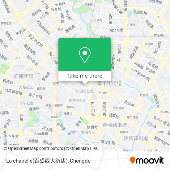 La chapelle(百盛西大街店) map