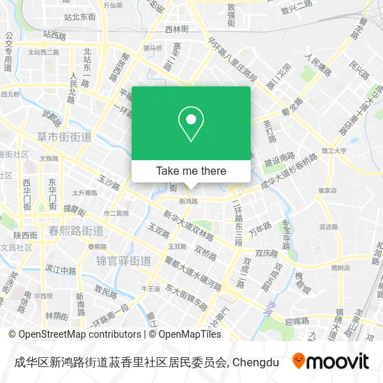 成华区新鸿路街道菽香里社区居民委员会 map