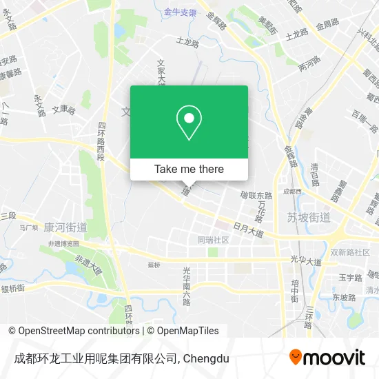 成都环龙工业用呢集团有限公司 map
