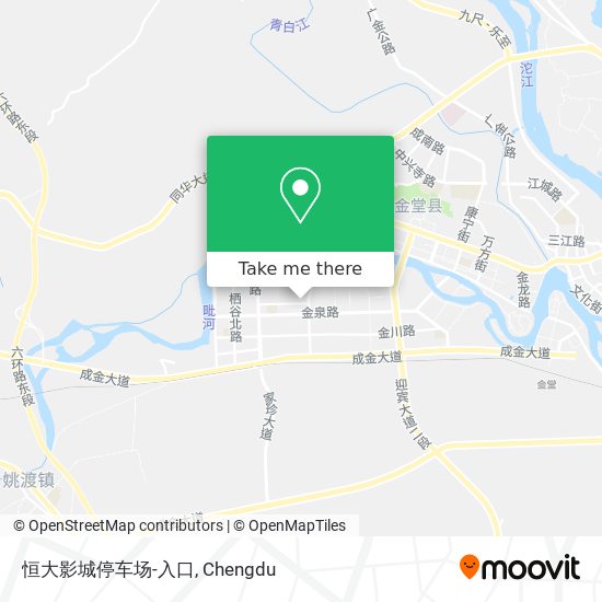 恒大影城停车场-入口 map