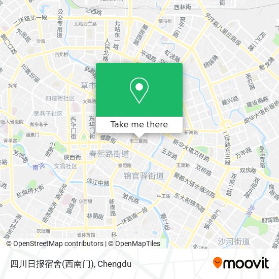 四川日报宿舍(西南门) map