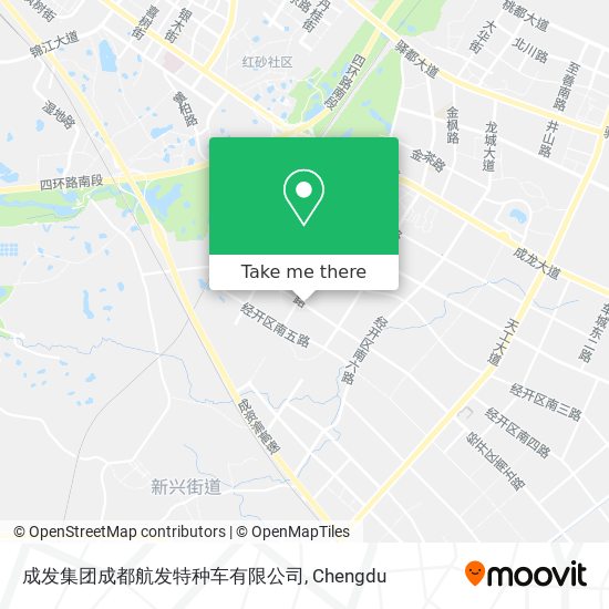 成发集团成都航发特种车有限公司 map