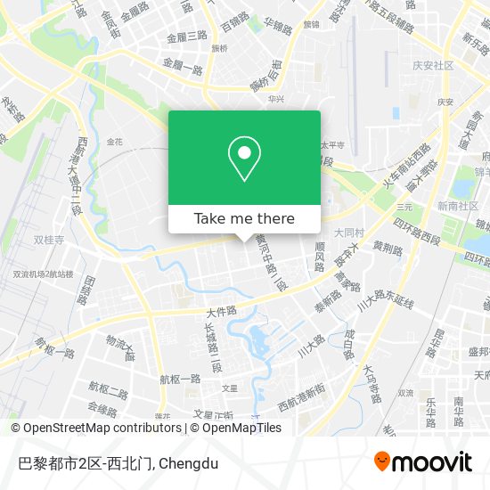 巴黎都市2区-西北门 map