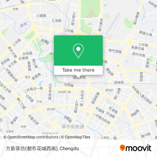 方新茶坊(都市花城西南) map
